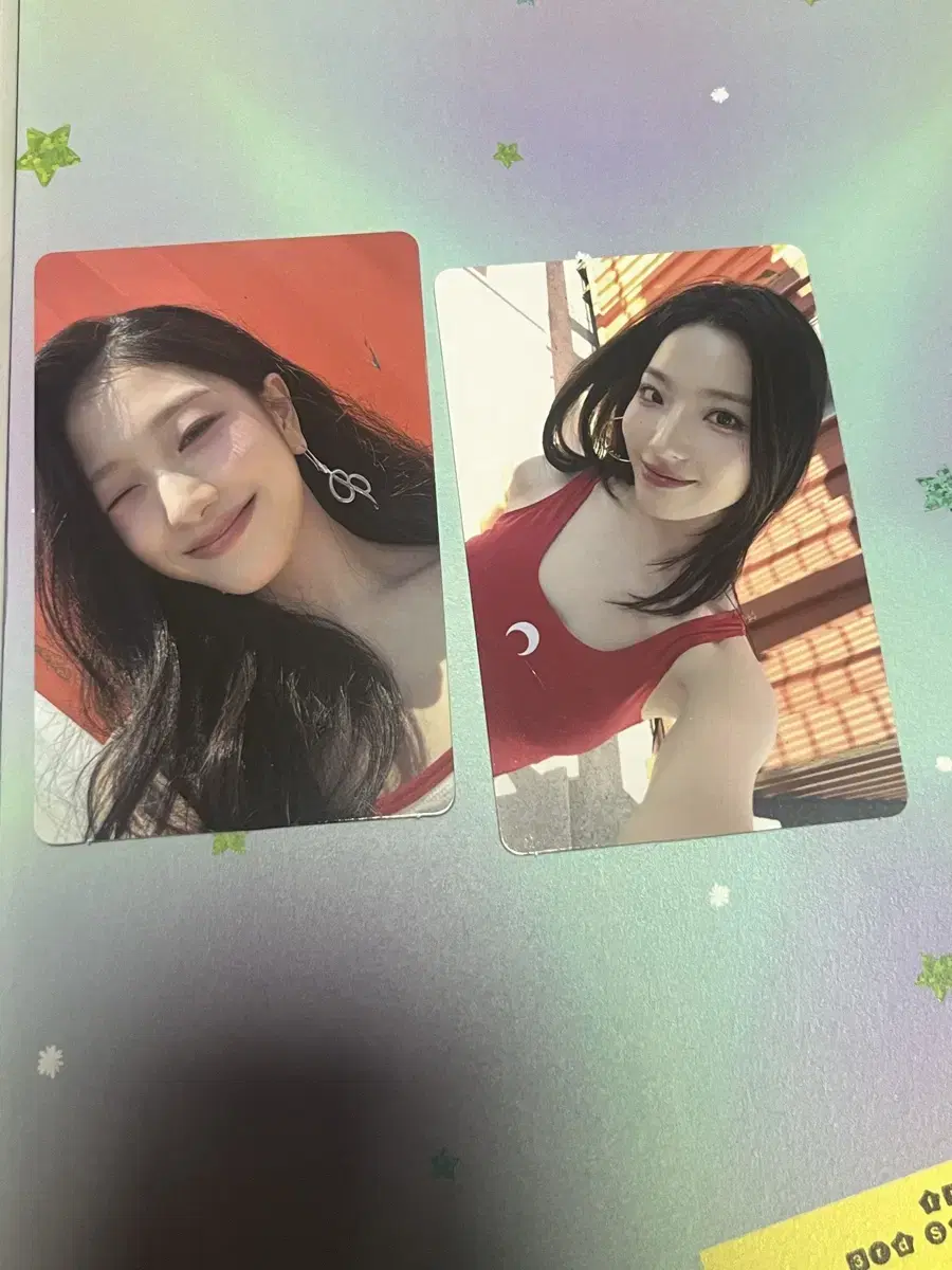 프로미스나인 수퍼소닉 포카 교환